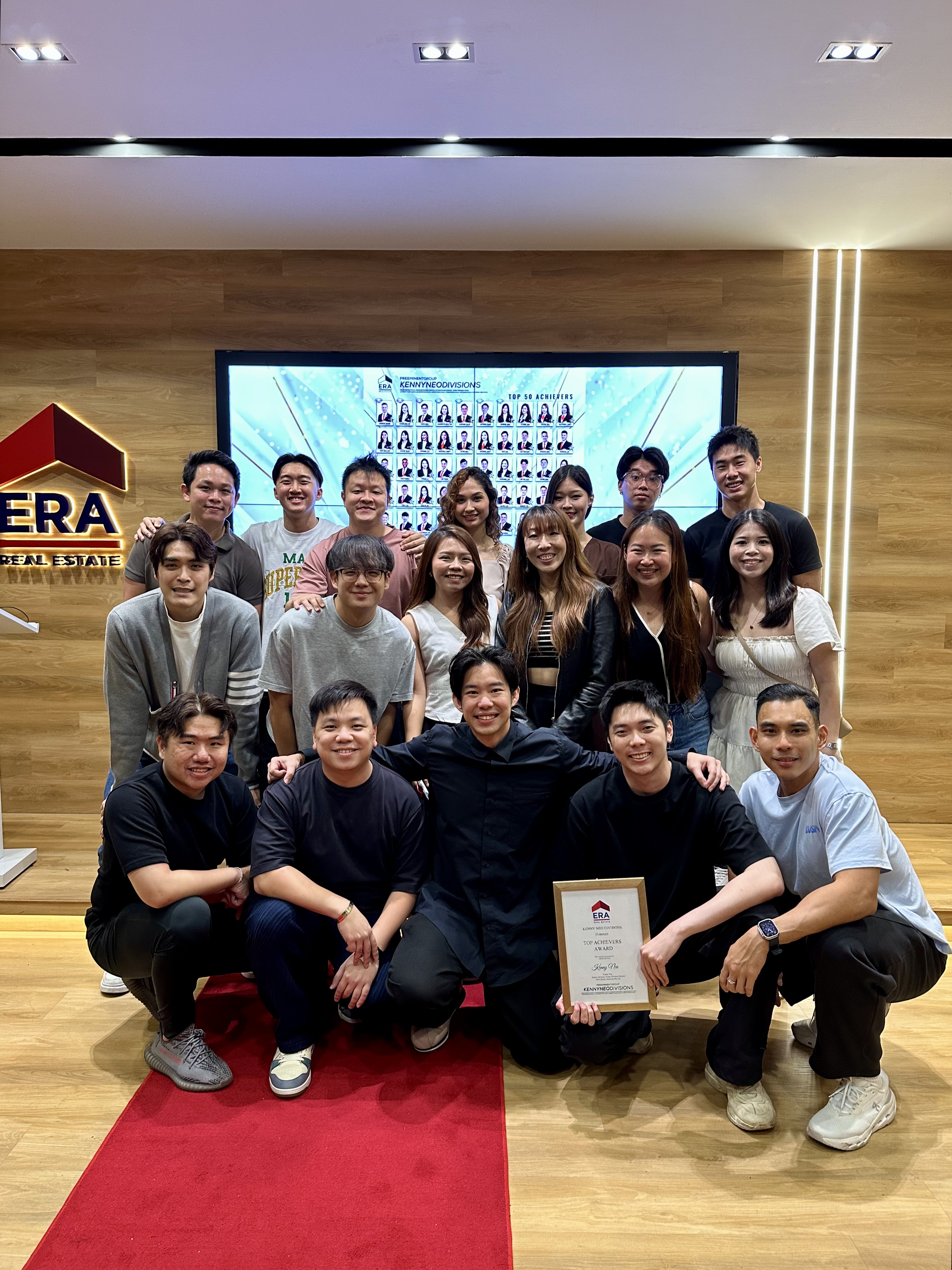 KND team group photo at ERA office